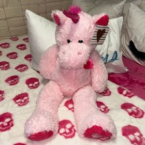 Pink Unicorn Plush Toy